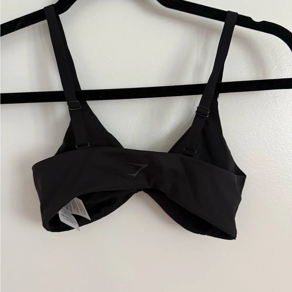 NEW Black Gymshark Twist Bra - Picture 2 of 7